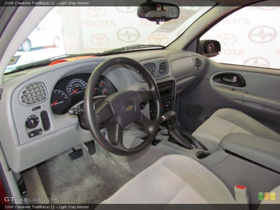 Light Gray Interior Prime Interior for the 2006 Chevrolet TrailBlazer LS #54132531