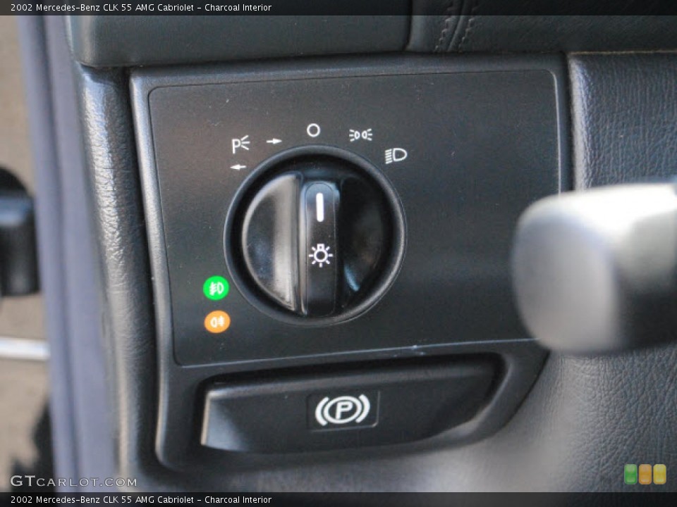 Charcoal Interior Controls for the 2002 Mercedes-Benz CLK 55 AMG Cabriolet #54132663