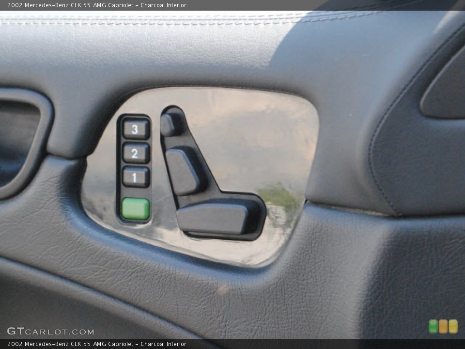 Charcoal Interior Controls for the 2002 Mercedes-Benz CLK 55 AMG Cabriolet #54132672