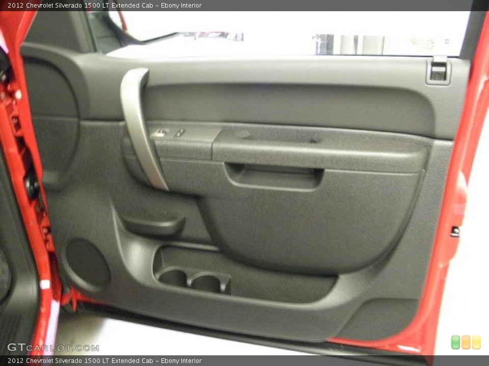 Ebony Interior Door Panel for the 2012 Chevrolet Silverado 1500 LT Extended Cab #54134037