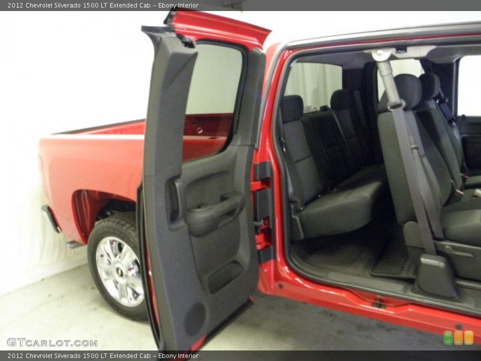 Ebony Interior Photo for the 2012 Chevrolet Silverado 1500 LT Extended Cab #54134061