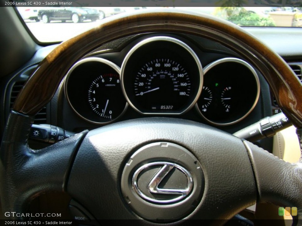 Saddle Interior Gauges for the 2006 Lexus SC 430 #54134790