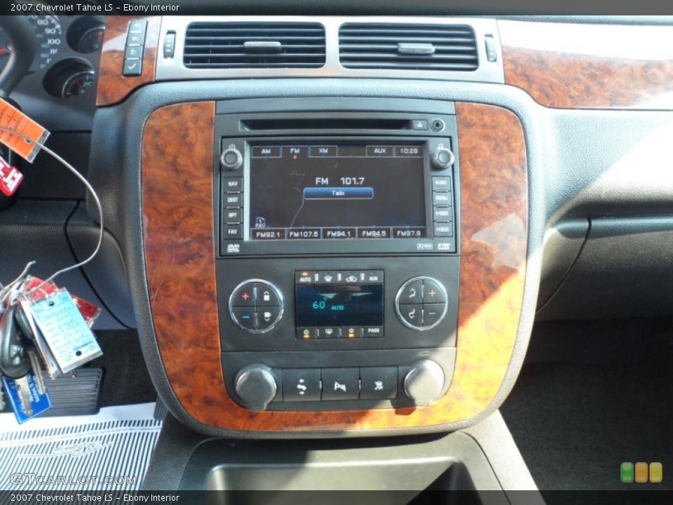 Ebony Interior Controls for the 2007 Chevrolet Tahoe LS #54137337