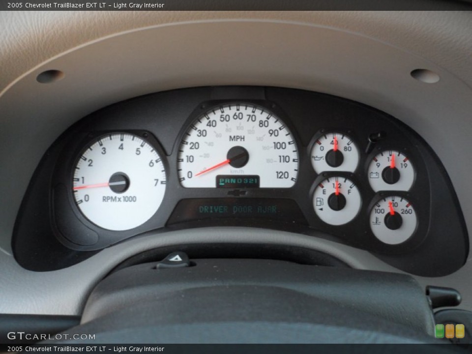 Light Gray Interior Gauges for the 2005 Chevrolet TrailBlazer EXT LT #54141510