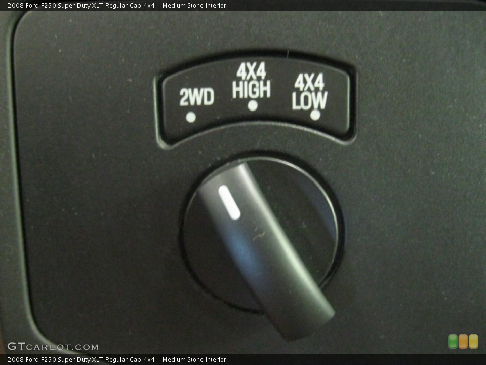 Medium Stone Interior Controls for the 2008 Ford F250 Super Duty XLT Regular Cab 4x4 #54142515