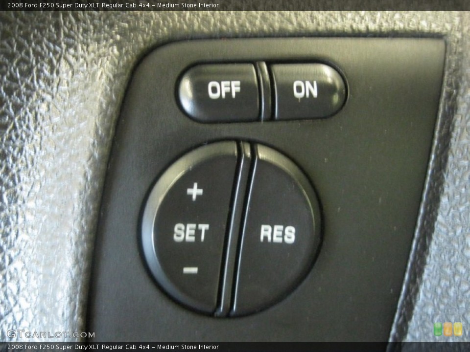 Medium Stone Interior Controls for the 2008 Ford F250 Super Duty XLT Regular Cab 4x4 #54142533