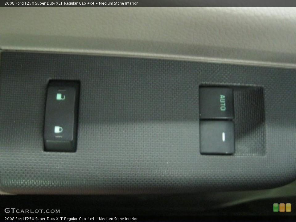 Medium Stone Interior Controls for the 2008 Ford F250 Super Duty XLT Regular Cab 4x4 #54142551