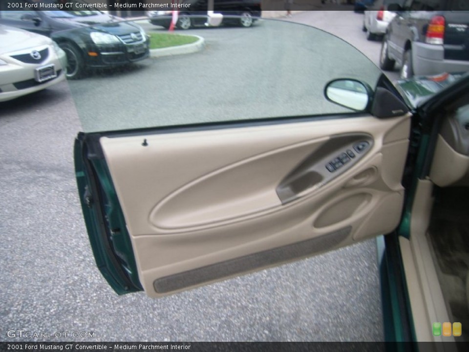 Medium Parchment Interior Door Panel for the 2001 Ford Mustang GT Convertible #54143034
