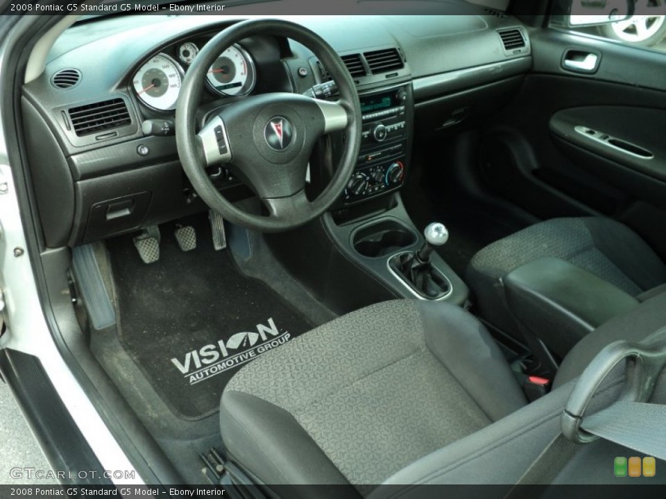 Ebony Interior Dashboard for the 2008 Pontiac G5  #54144678