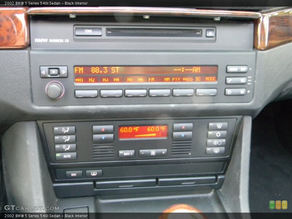 Black Interior Audio System for the 2002 BMW 5 Series 540i Sedan #54145434