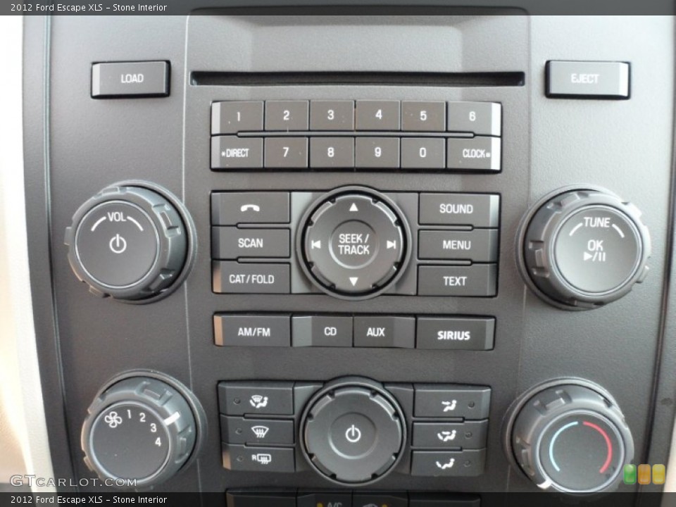 Stone Interior Controls for the 2012 Ford Escape XLS #54146901