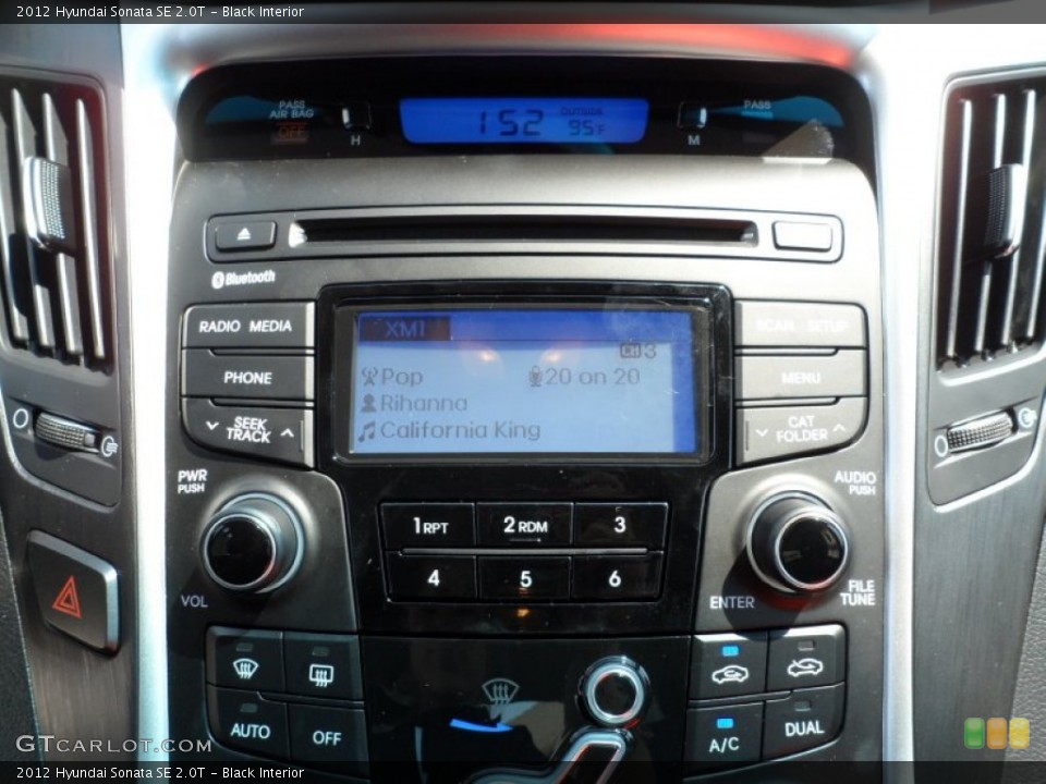 Black Interior Audio System for the 2012 Hyundai Sonata SE 2.0T #54147213