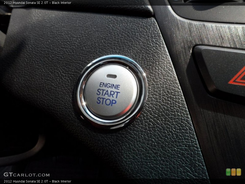Black Interior Controls for the 2012 Hyundai Sonata SE 2.0T #54147237