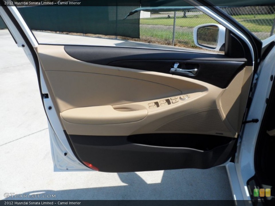 Camel Interior Door Panel for the 2012 Hyundai Sonata Limited #54147780