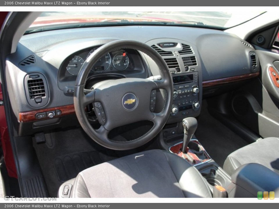 Ebony Black Interior Dashboard for the 2006 Chevrolet Malibu Maxx LTZ Wagon #54147813