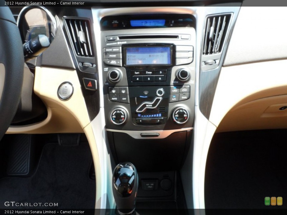 Camel Interior Controls for the 2012 Hyundai Sonata Limited #54147828