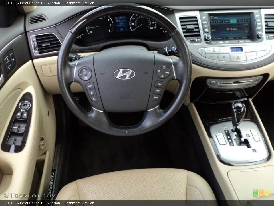 Cashmere Interior Steering Wheel for the 2010 Hyundai Genesis 4.6 Sedan #54147831