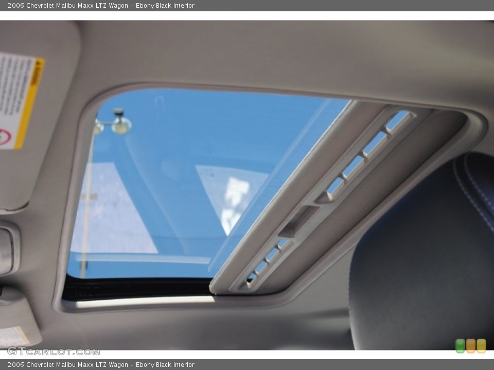 Ebony Black Interior Sunroof for the 2006 Chevrolet Malibu Maxx LTZ Wagon #54147843