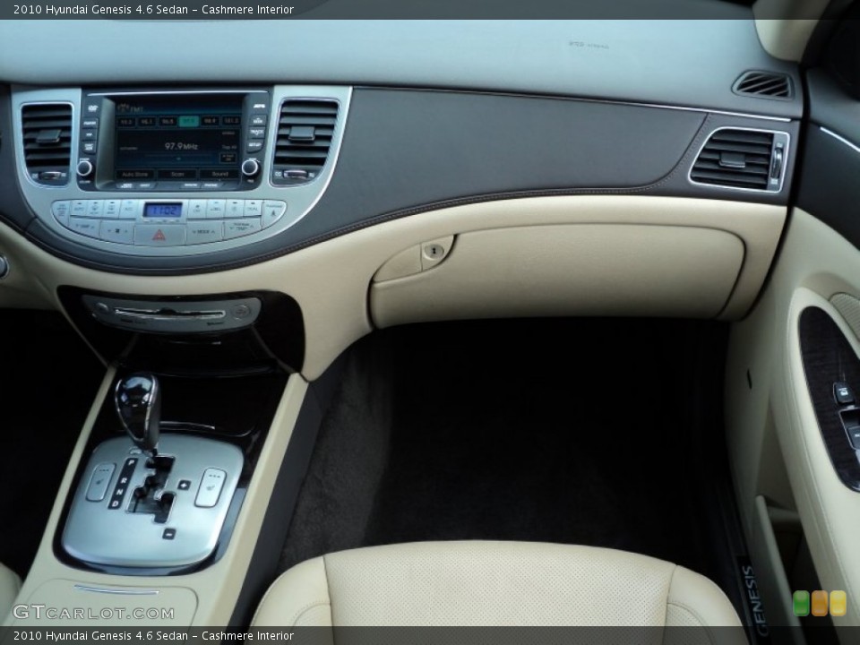 Cashmere Interior Dashboard for the 2010 Hyundai Genesis 4.6 Sedan #54147846