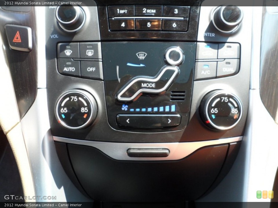 Camel Interior Controls for the 2012 Hyundai Sonata Limited #54147849