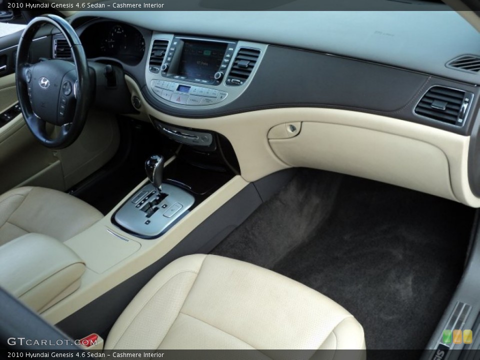 Cashmere Interior Dashboard for the 2010 Hyundai Genesis 4.6 Sedan #54147879