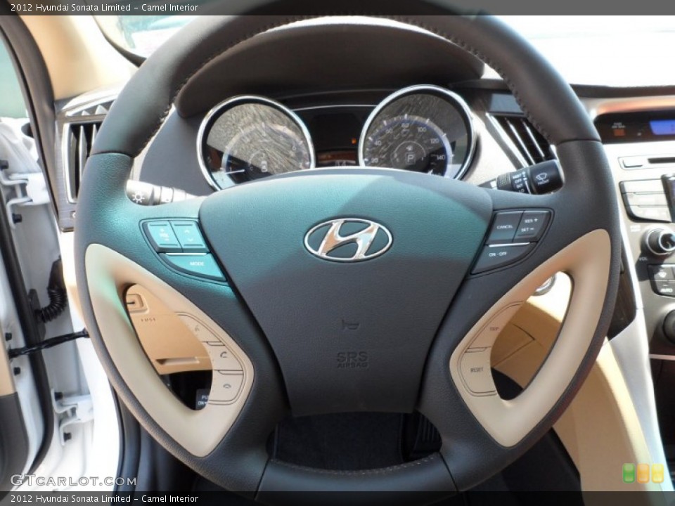 Camel Interior Steering Wheel for the 2012 Hyundai Sonata Limited #54147882