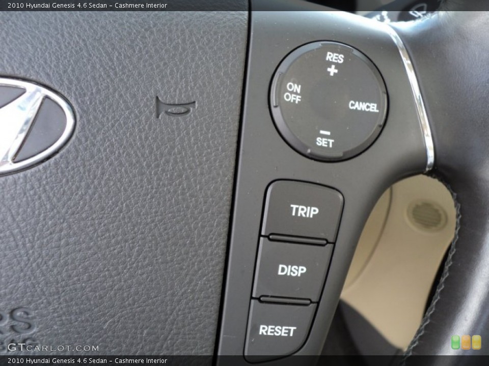 Cashmere Interior Controls for the 2010 Hyundai Genesis 4.6 Sedan #54147933