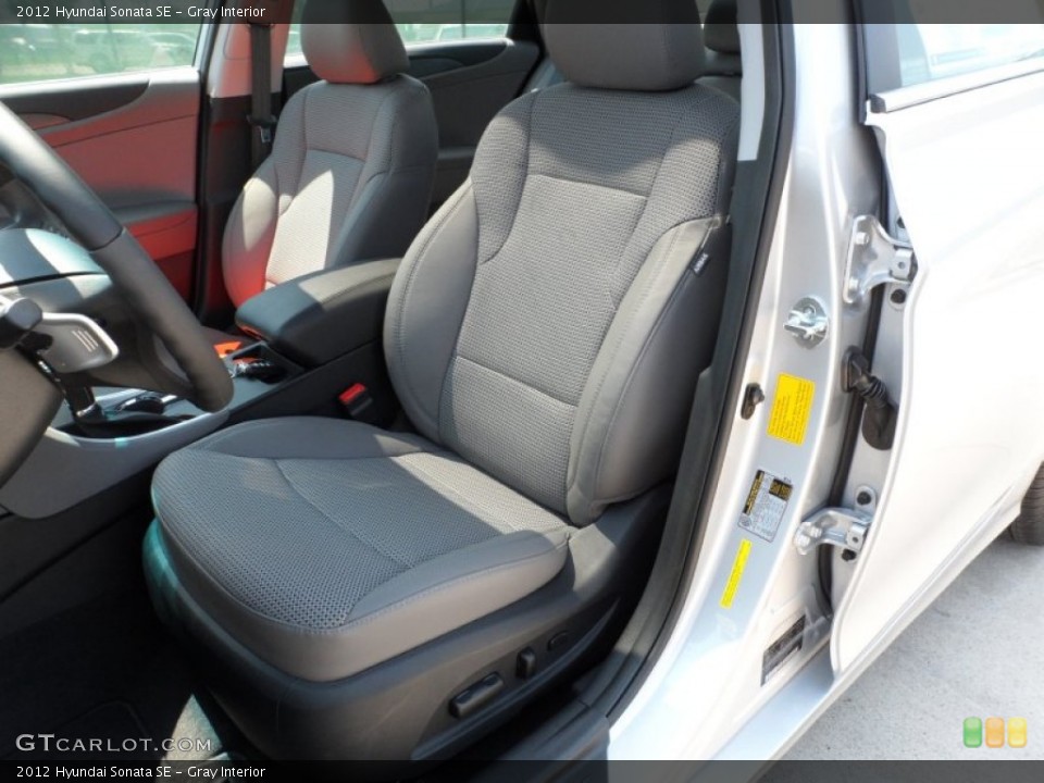 Gray Interior Photo for the 2012 Hyundai Sonata SE #54148119