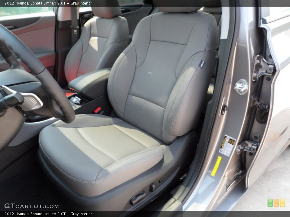 Gray Interior Photo for the 2012 Hyundai Sonata Limited 2.0T #54149172