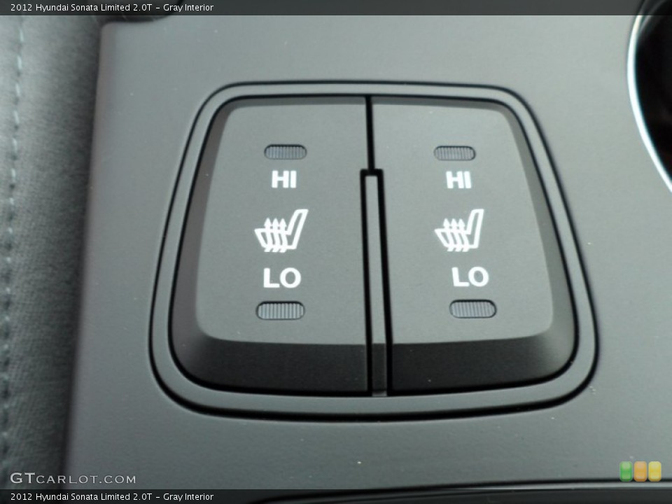 Gray Interior Controls for the 2012 Hyundai Sonata Limited 2.0T #54149241