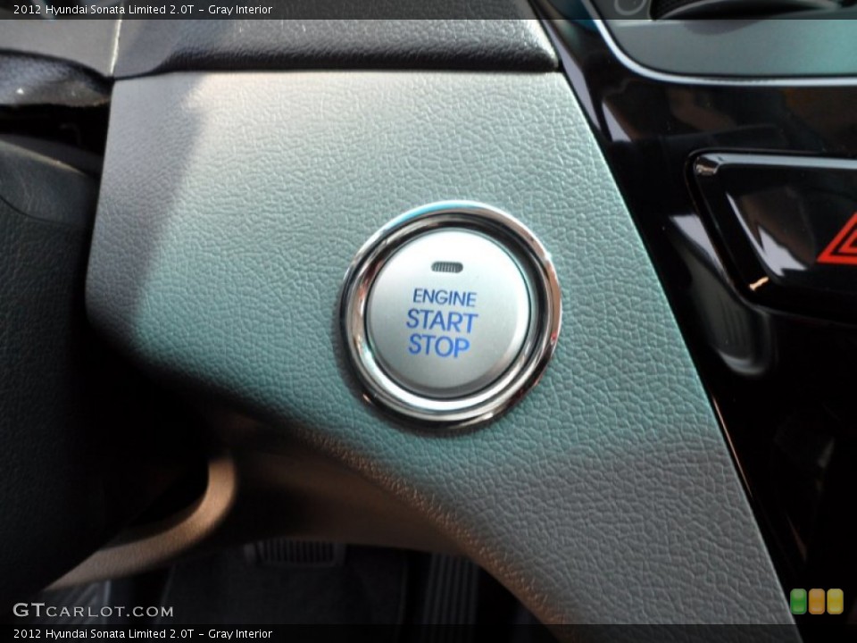 Gray Interior Controls for the 2012 Hyundai Sonata Limited 2.0T #54149250