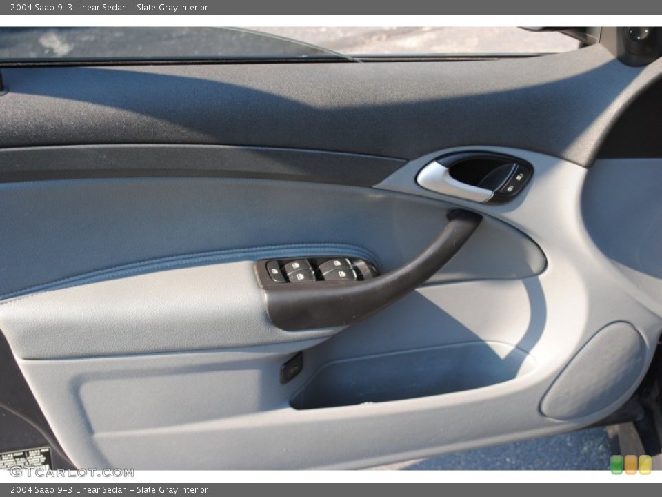 Slate Gray Interior Door Panel for the 2004 Saab 9-3 Linear Sedan #54149340