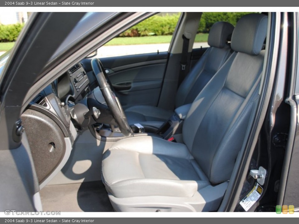 Slate Gray Interior Photo for the 2004 Saab 9-3 Linear Sedan #54149349