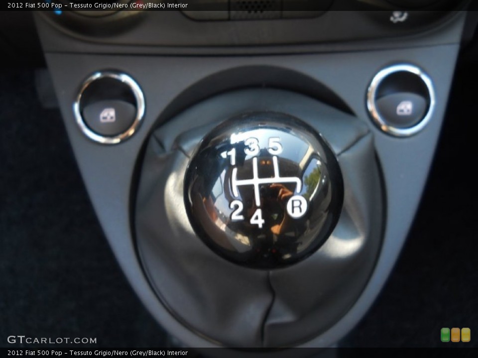 Tessuto Grigio/Nero (Grey/Black) Interior Transmission for the 2012 Fiat 500 Pop #54150076