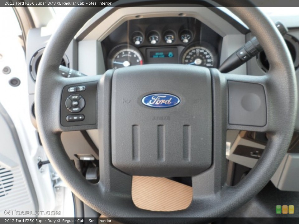 Steel Interior Steering Wheel for the 2012 Ford F250 Super Duty XL Regular Cab #54150102