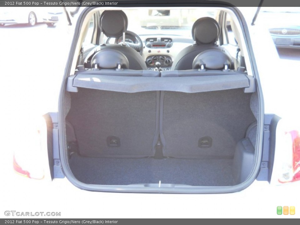 Tessuto Grigio/Nero (Grey/Black) Interior Trunk for the 2012 Fiat 500 Pop #54150141