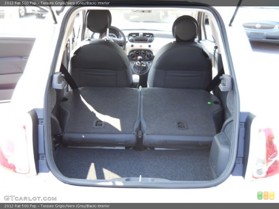 Tessuto Grigio/Nero (Grey/Black) Interior Trunk for the 2012 Fiat 500 Pop #54150147