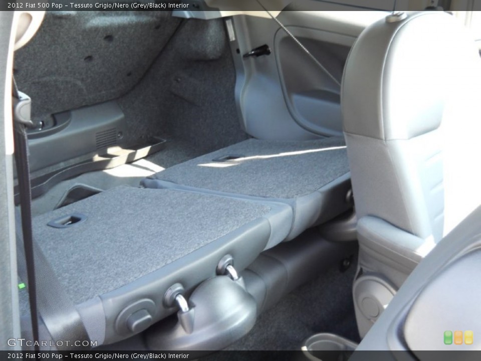 Tessuto Grigio/Nero (Grey/Black) Interior Trunk for the 2012 Fiat 500 Pop #54150210