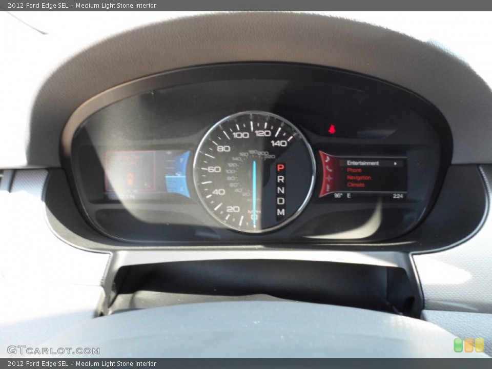 Medium Light Stone Interior Gauges for the 2012 Ford Edge SEL #54150419