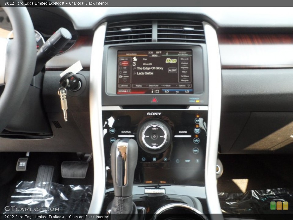 Charcoal Black Interior Controls for the 2012 Ford Edge Limited EcoBoost #54151041