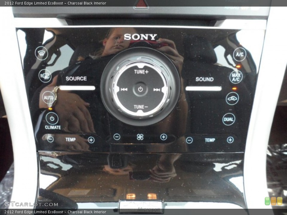 Charcoal Black Interior Controls for the 2012 Ford Edge Limited EcoBoost #54151055