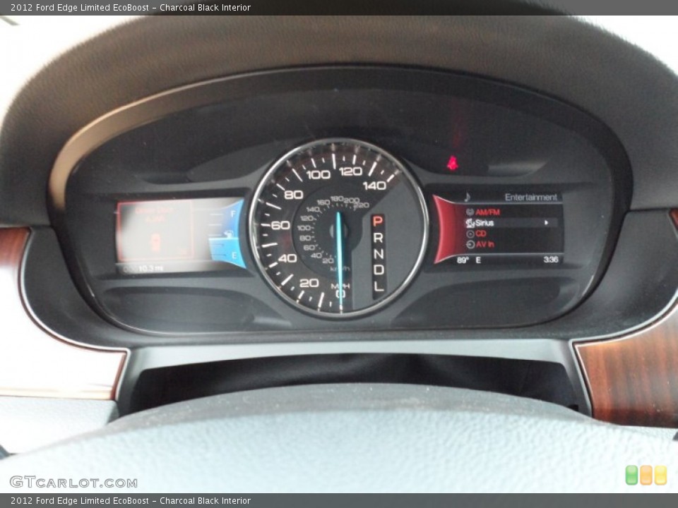 Charcoal Black Interior Gauges for the 2012 Ford Edge Limited EcoBoost #54151086
