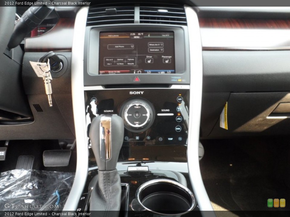 Charcoal Black Interior Controls for the 2012 Ford Edge Limited #54151671
