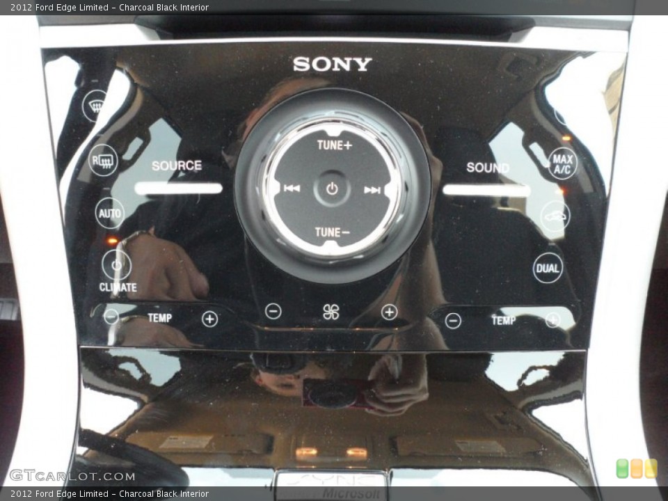 Charcoal Black Interior Controls for the 2012 Ford Edge Limited #54151691
