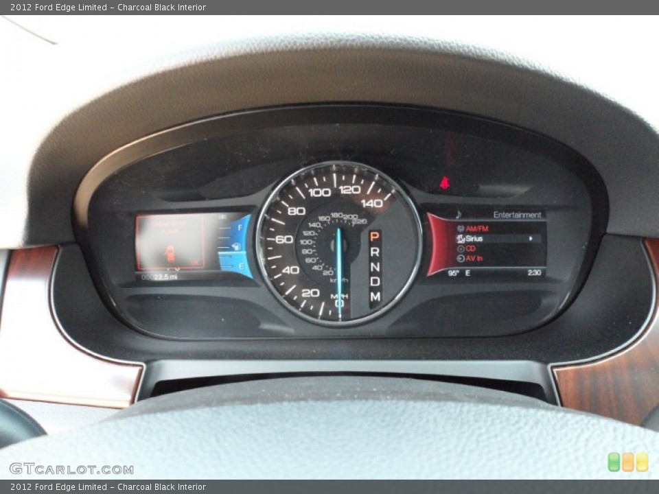 Charcoal Black Interior Gauges for the 2012 Ford Edge Limited #54151728