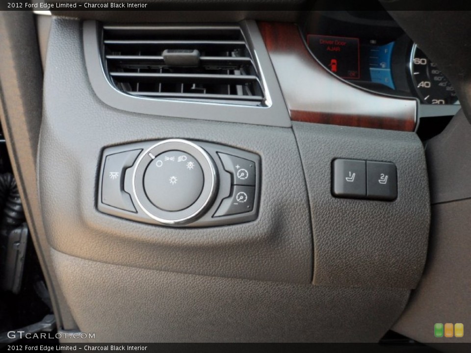 Charcoal Black Interior Controls for the 2012 Ford Edge Limited #54151737