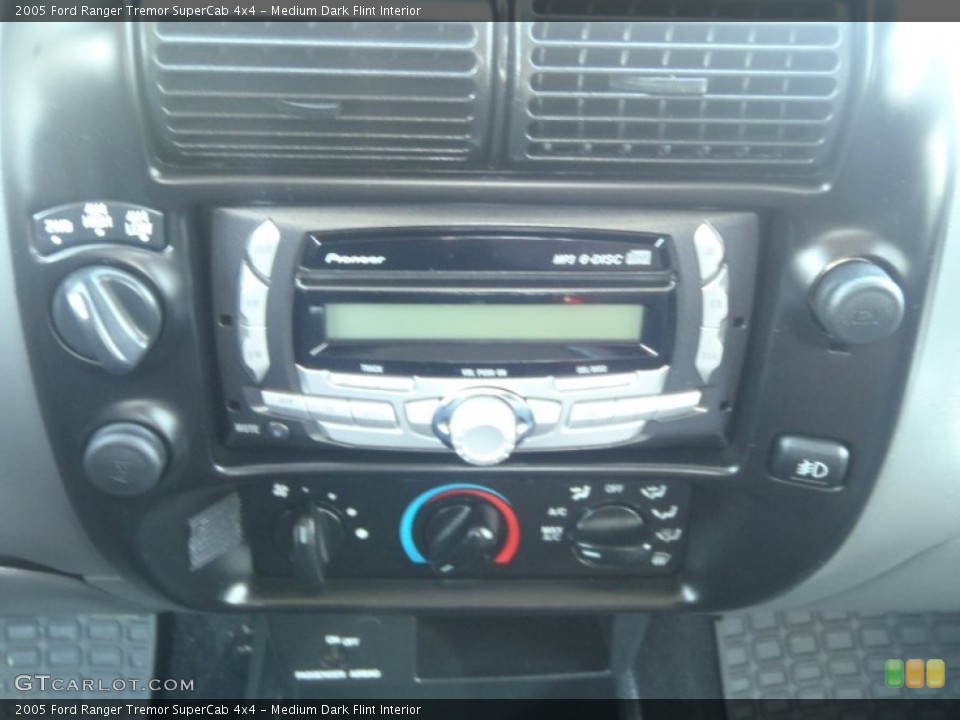Medium Dark Flint Interior Audio System for the 2005 Ford Ranger Tremor SuperCab 4x4 #54152223