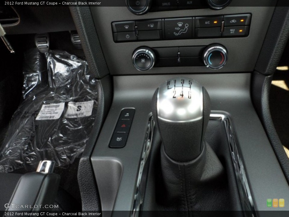 Charcoal Black Interior Transmission for the 2012 Ford Mustang GT Coupe #54152328
