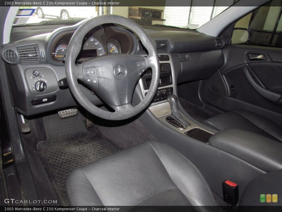 Charcoal Interior Dashboard for the 2003 Mercedes-Benz C 230 Kompressor Coupe #54155610