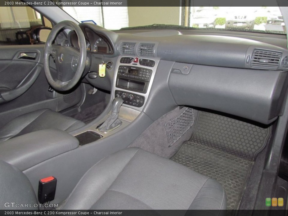 Charcoal Interior Dashboard for the 2003 Mercedes-Benz C 230 Kompressor Coupe #54155646